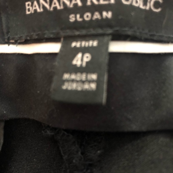 Banana Republic Sloan cropped black pants 4P - Picture 4 of 4